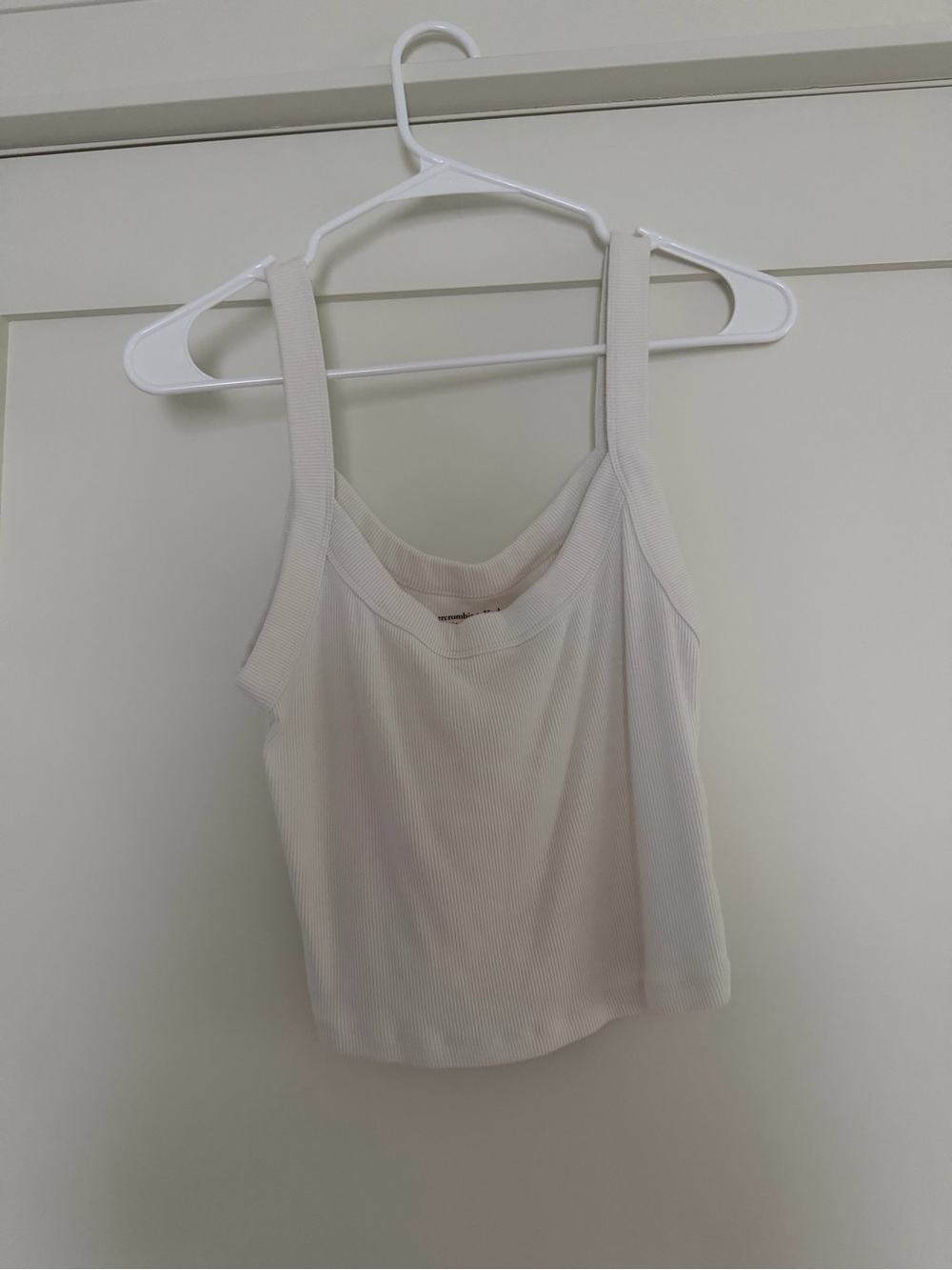 Classic Ribbed Tank Top - White